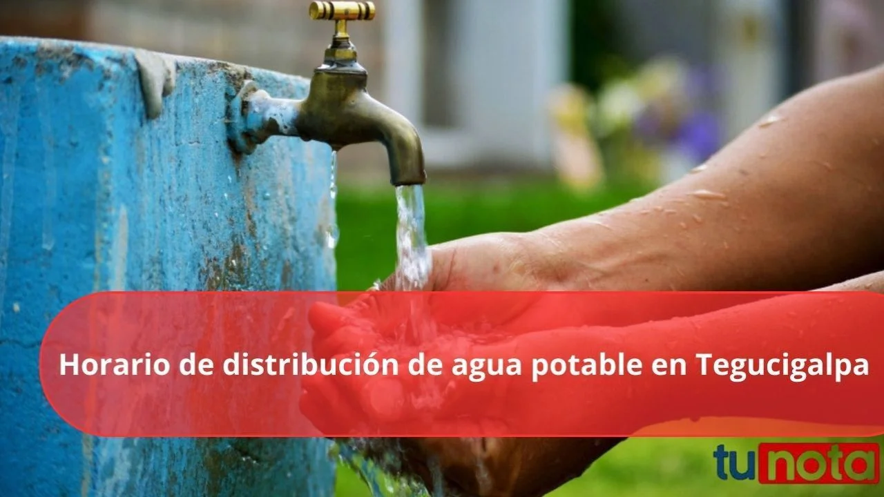 Imagen de Horario de agua potable en Tegucigalpa del 20 al 22 de mayo, según UMAPS