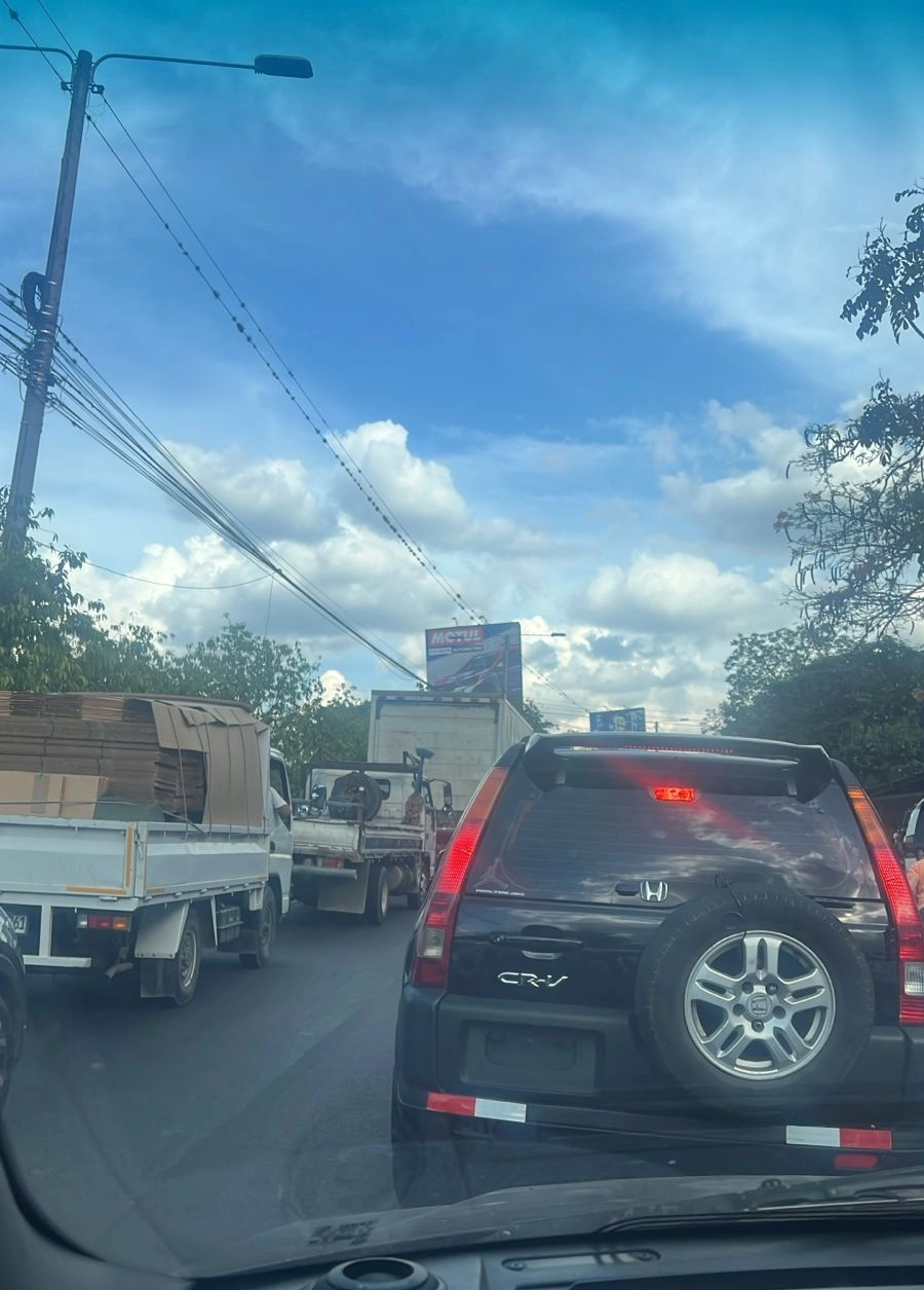 Tráfico bulevar Fuerzas Armadas