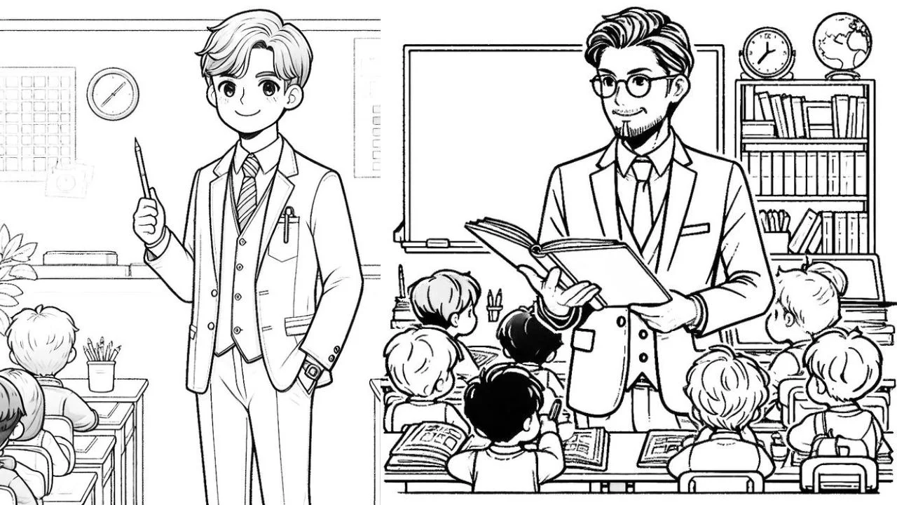 dubujo del dia del maestro