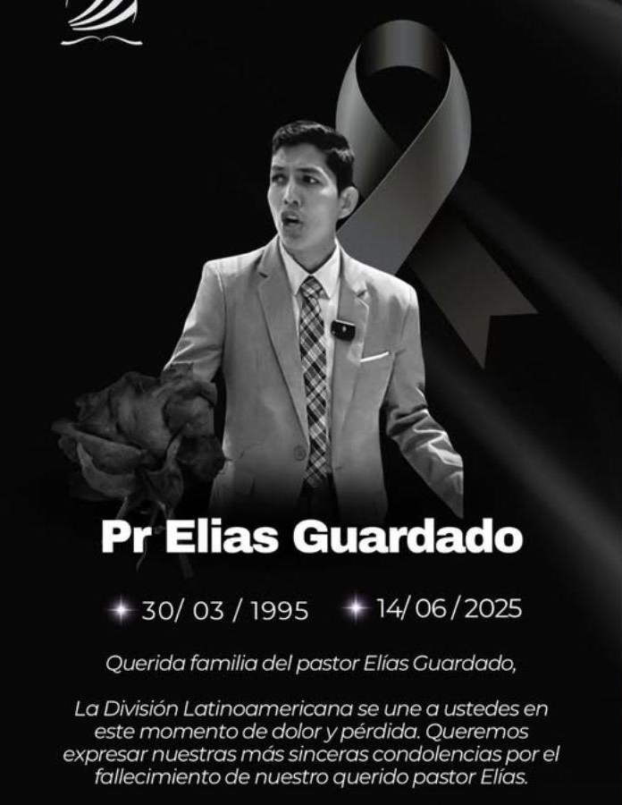 Nota de duelo por el pastor Elias Guardado 
