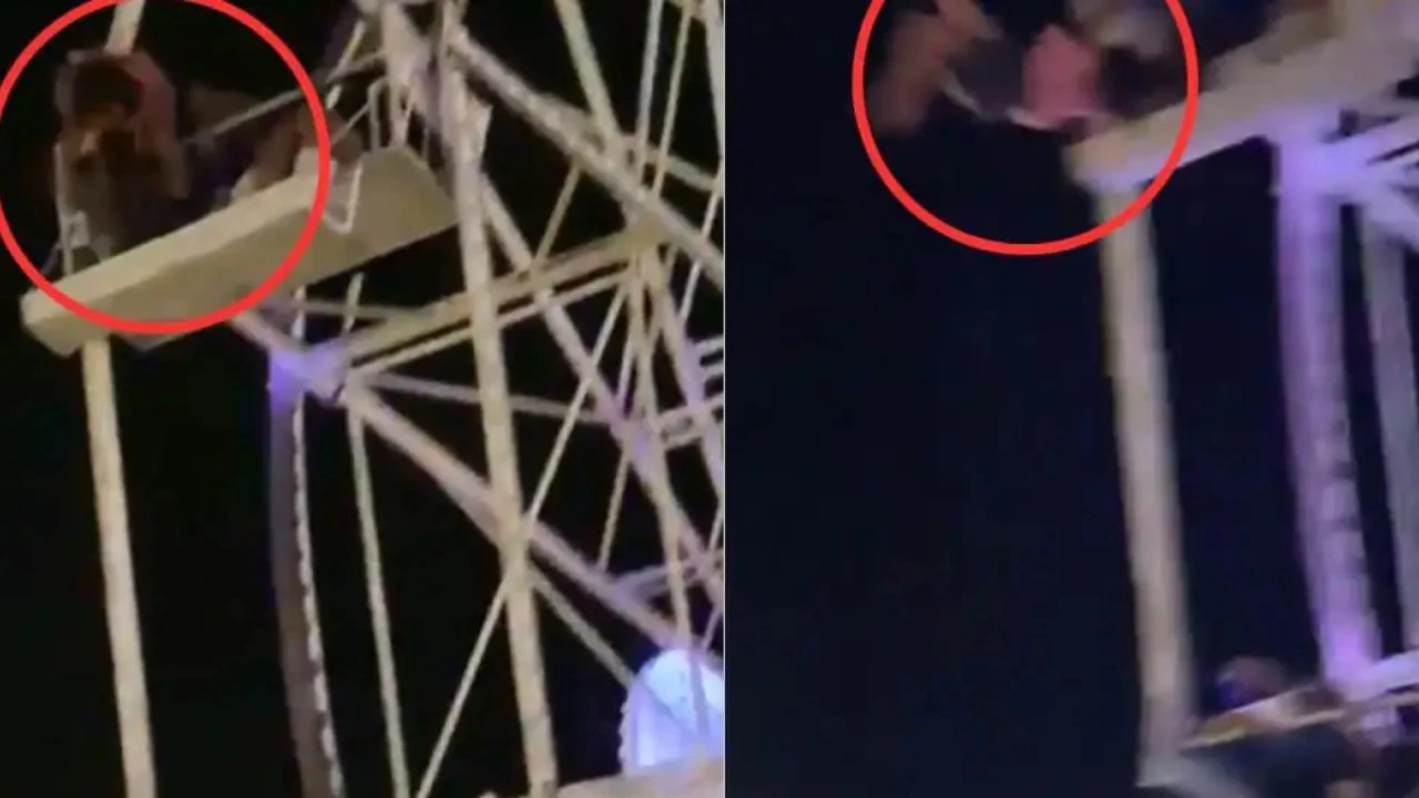VIDEO SENSIBLE: Niña cae desde una rueda de la fortuna a 10 metros de altura Imagen de VIDEO SENSIBLE: Niña cae desde una rueda de la fortuna a 10 metros de altura