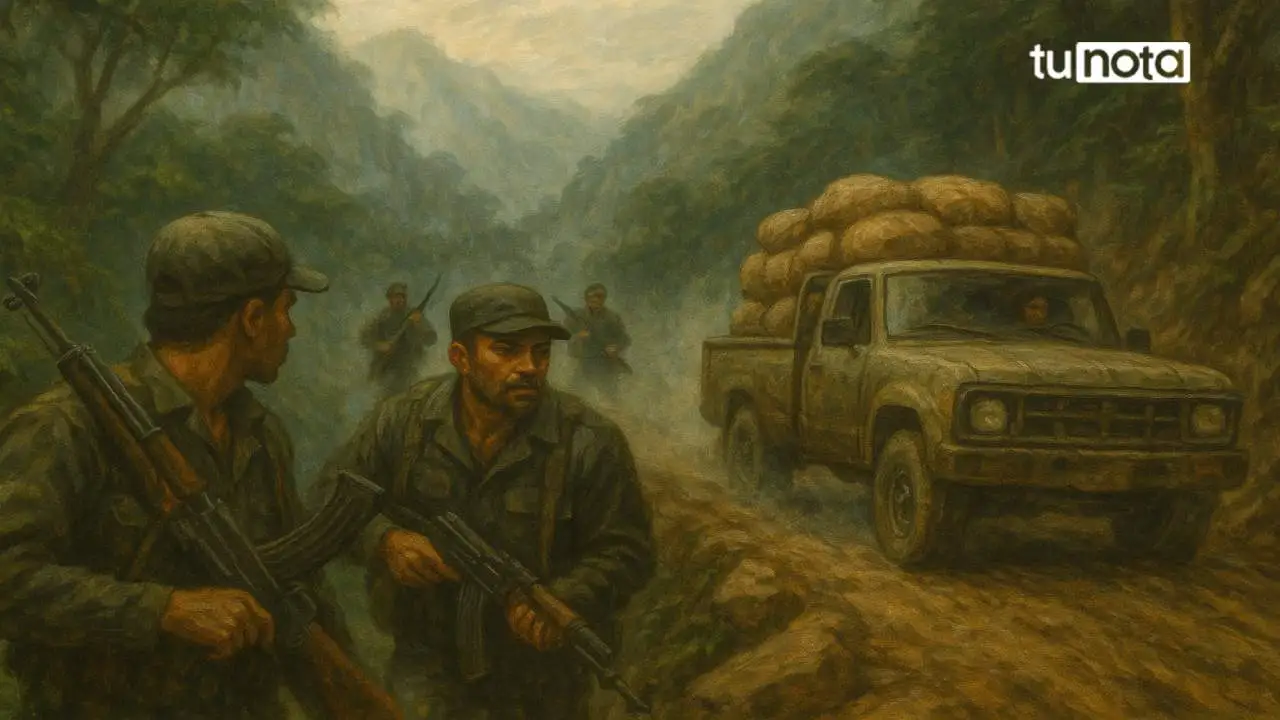 Cocaína en las montañas de la frontera