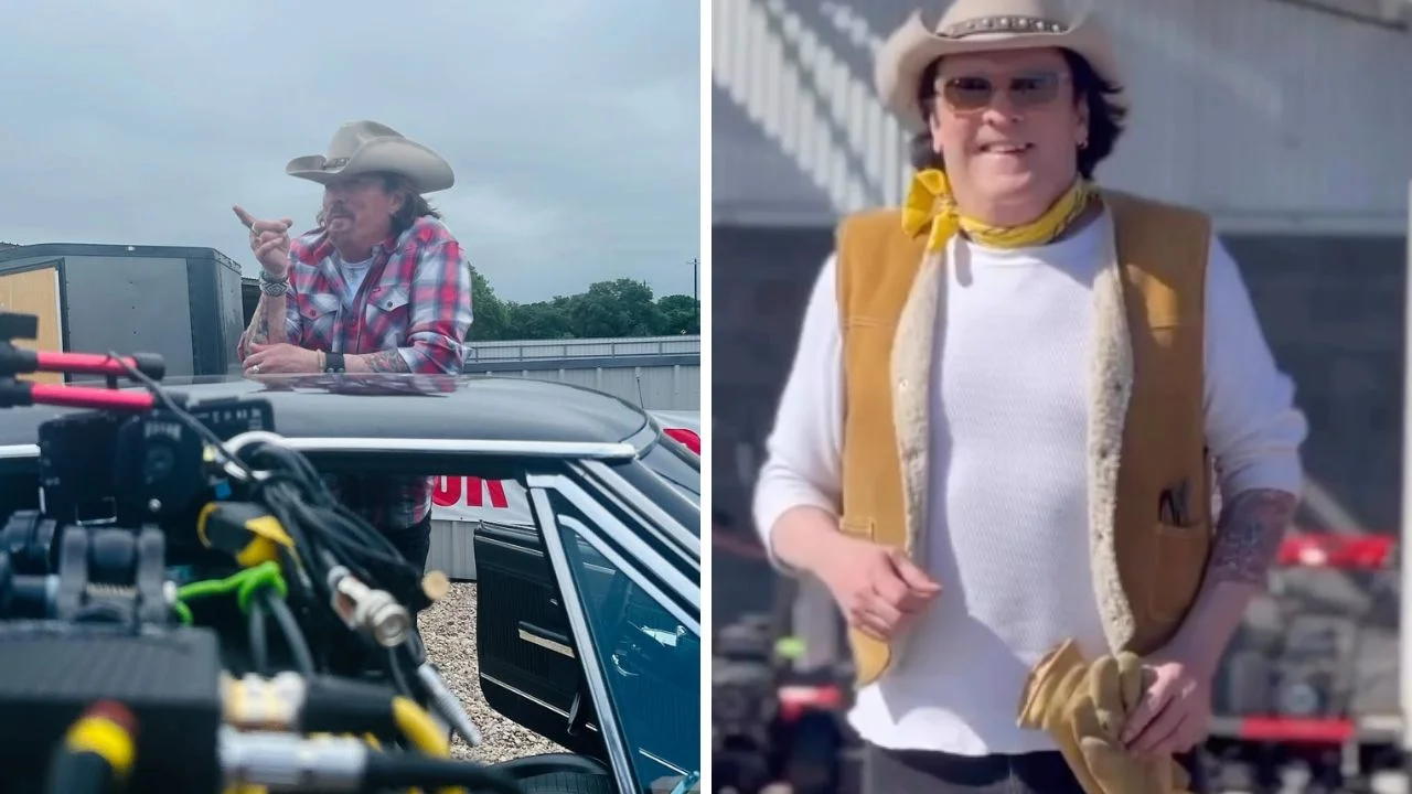 Collage de fotos del actor Michael Madsen