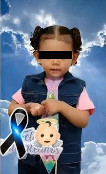 Foto de la niña que fue asesinada por su madre en Colombia