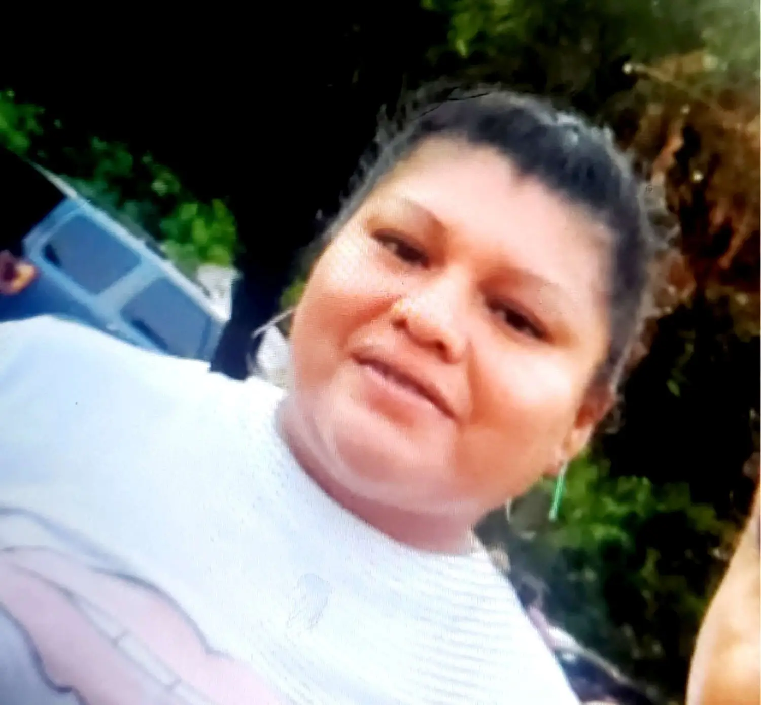 Foto de la mujer que hallaron atada en Choloma