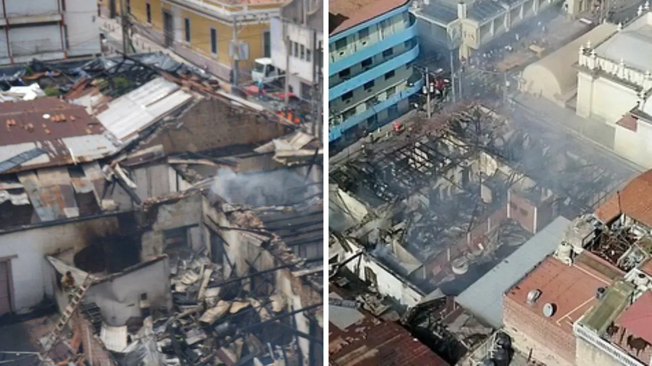 Videos: Así quedaron los negocios que se quemaron en el centro de la capital Imagen de Videos: Así quedaron los negocios que se quemaron en el centro de la capital