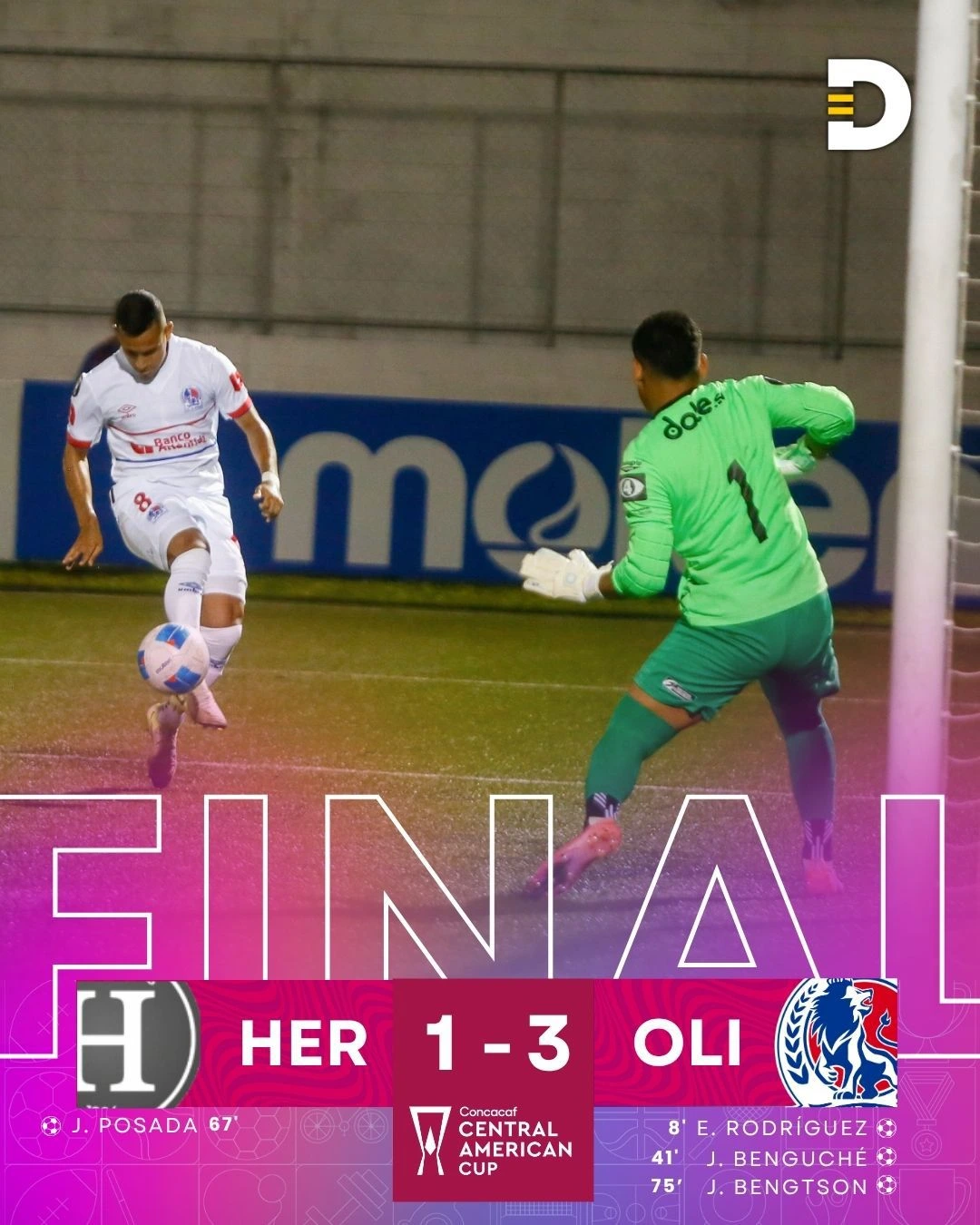  Los Merengues del Olimpia sacaron un muy buen triunfo de visita ante el Hércules. Foto: cortesía de Deportes TVC