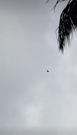 Hasta el momento, no se ha emitido un informe oficial que confirme o descarte el fenómeno observado. Foto: captura de pantalla de video de Facebook