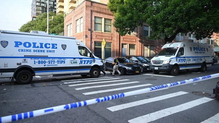 Carros de la Policía en Nueva York