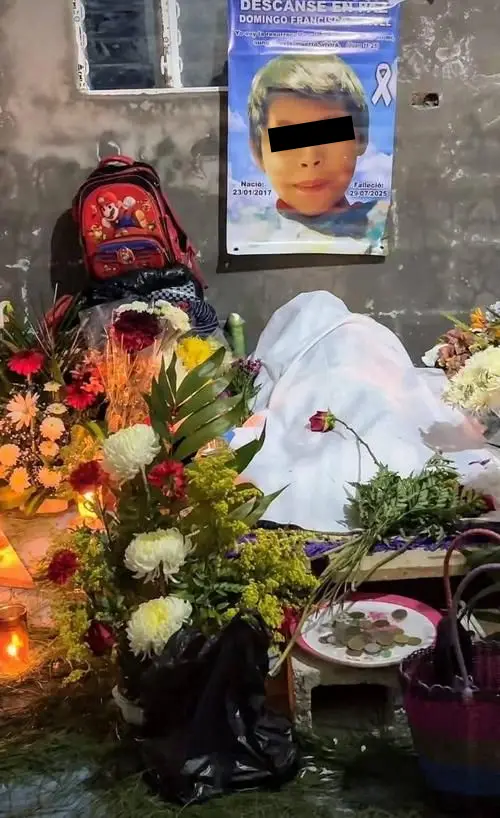 Así fue el velorio del menor que murió por regresar a casa por olvidar un cuaderno en Guatemala
