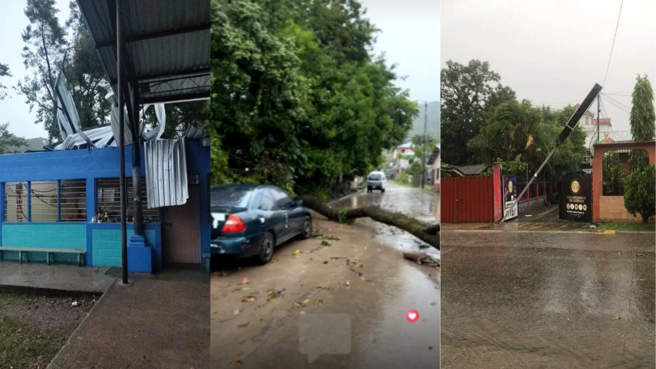 VIDEOS: Vientos huracanados causan destrozos en Taulabé, Comayagua Imagen de VIDEOS: Vientos huracanados causan destrozos en Taulabé, Comayagua