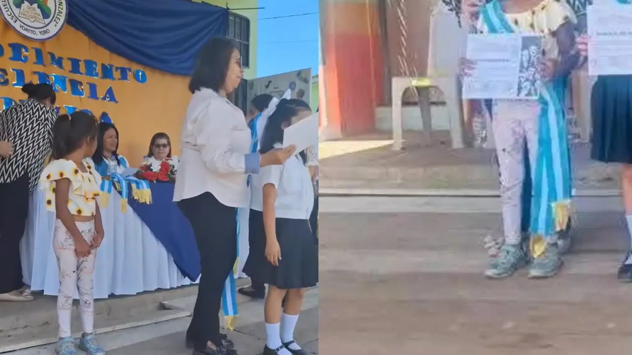 Imagen de Defienden maestras tras viralización de video con alumna sin uniforme en Yoro