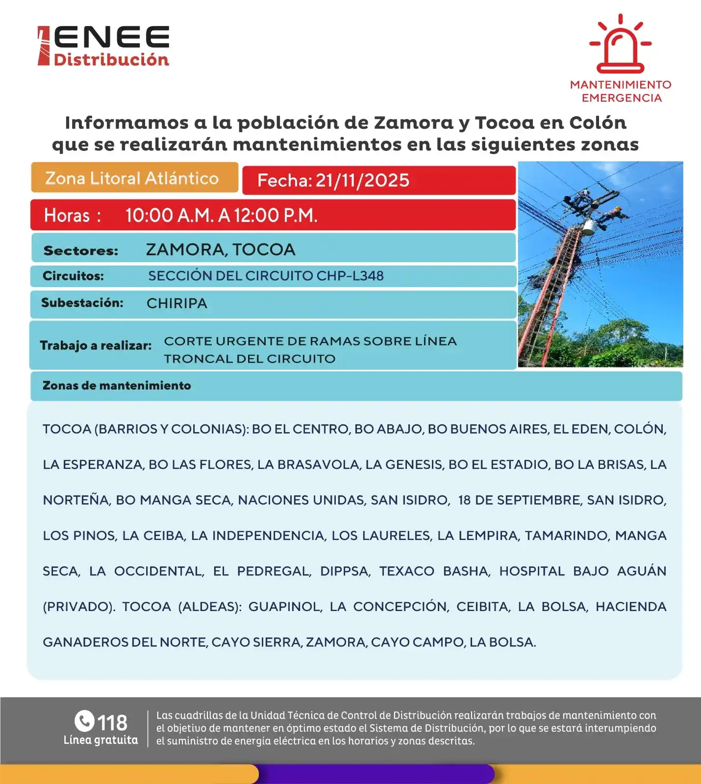 Lugares sin luz eléctrica 