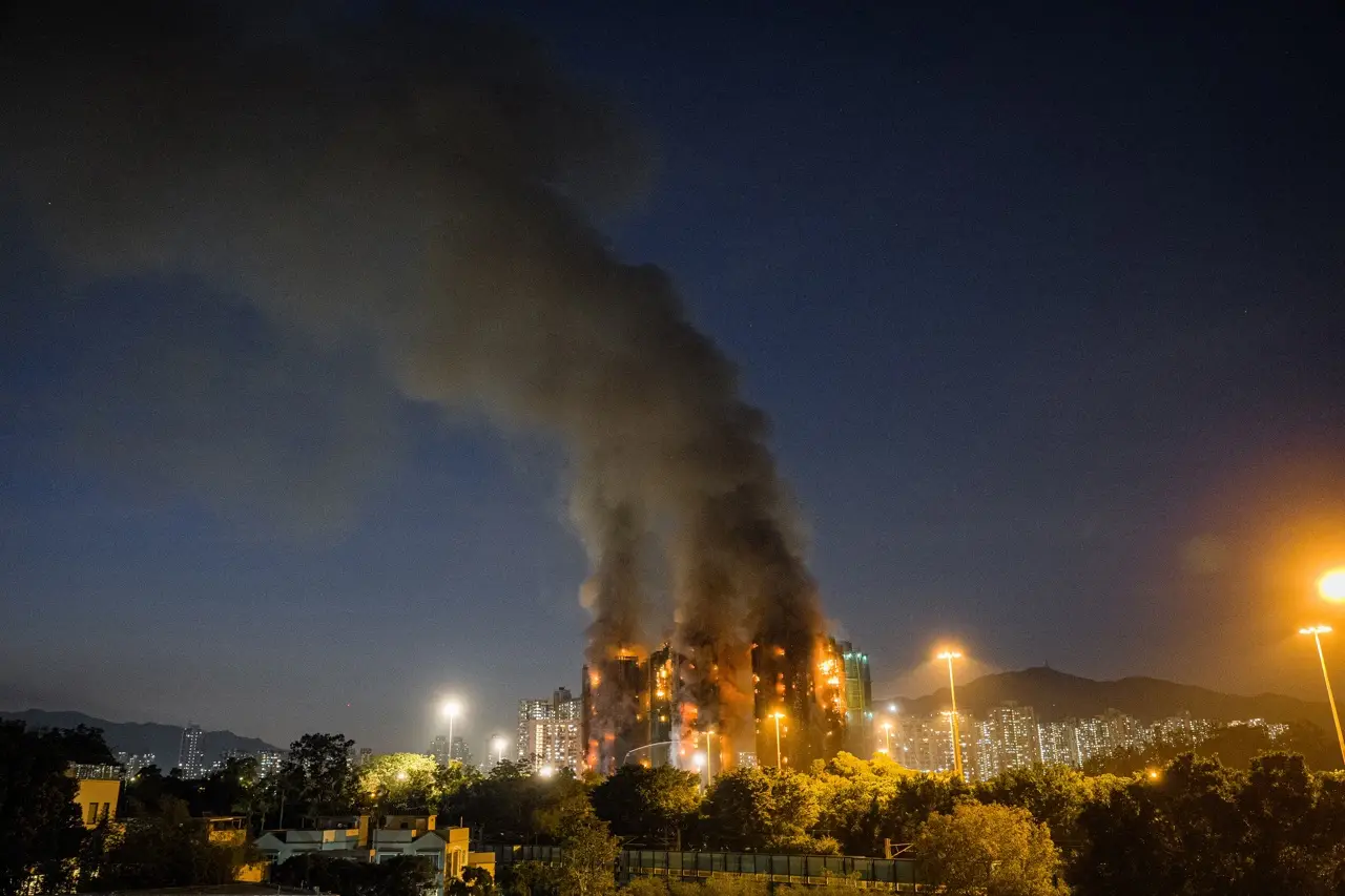 Incendio en Distrito de Tai Po