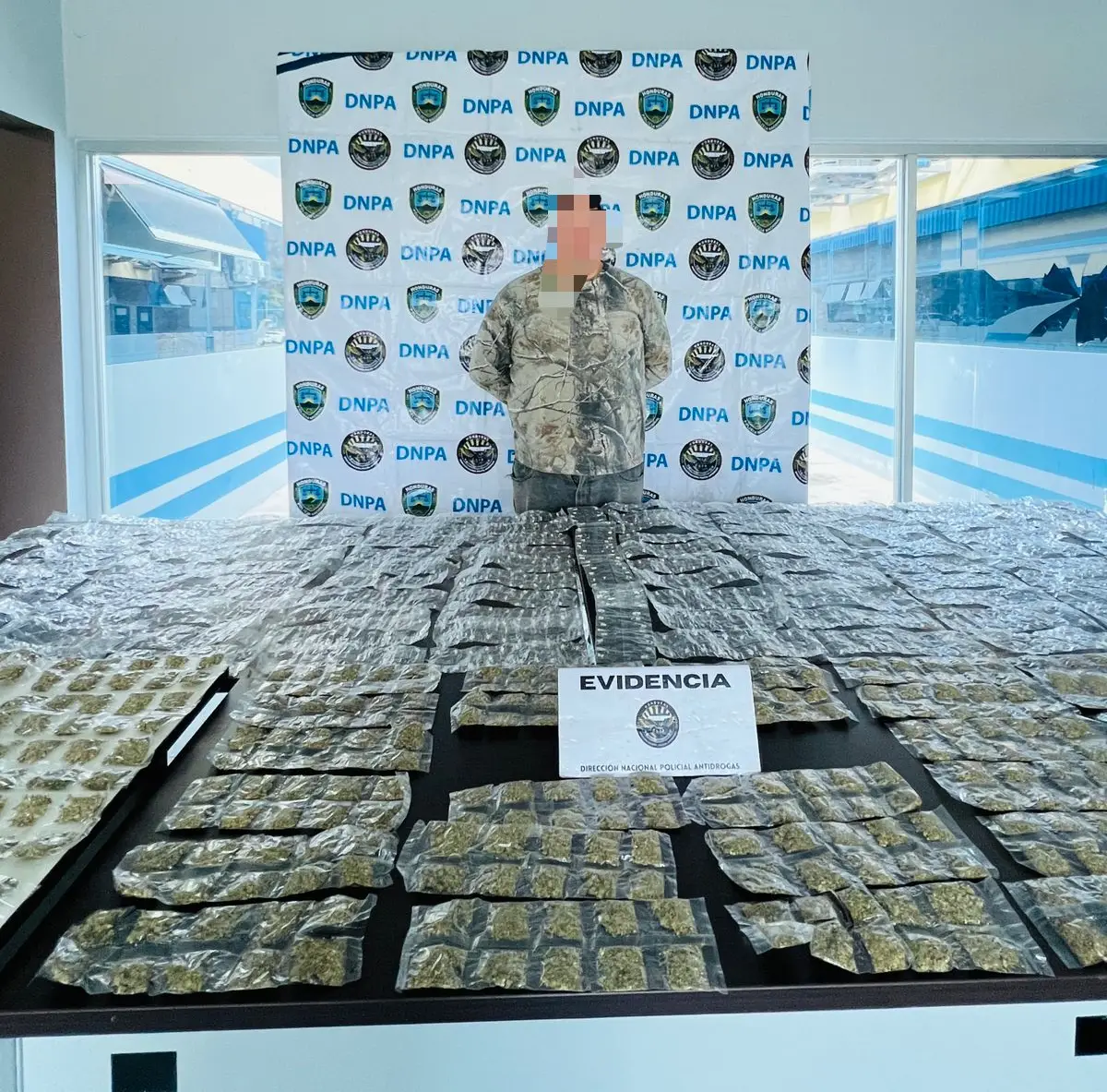 hondureño capturado por tráfico de droga