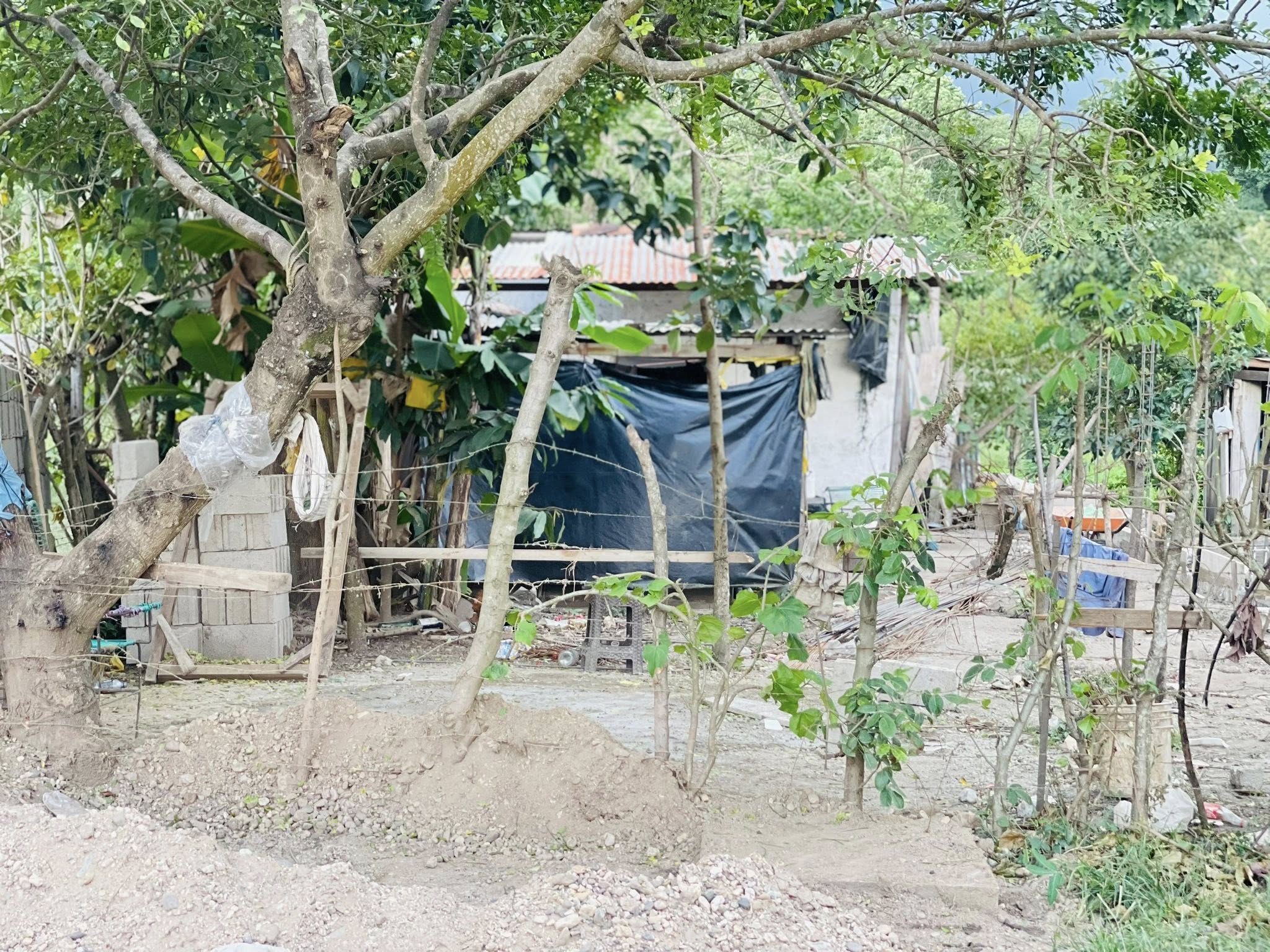 Lugar donde mataron a adulto mayor y adolescente de Catacamas