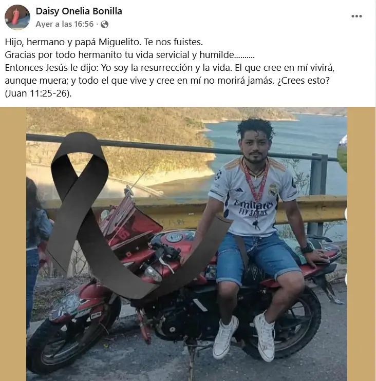 hermana de Miguel Ángel Bonilla