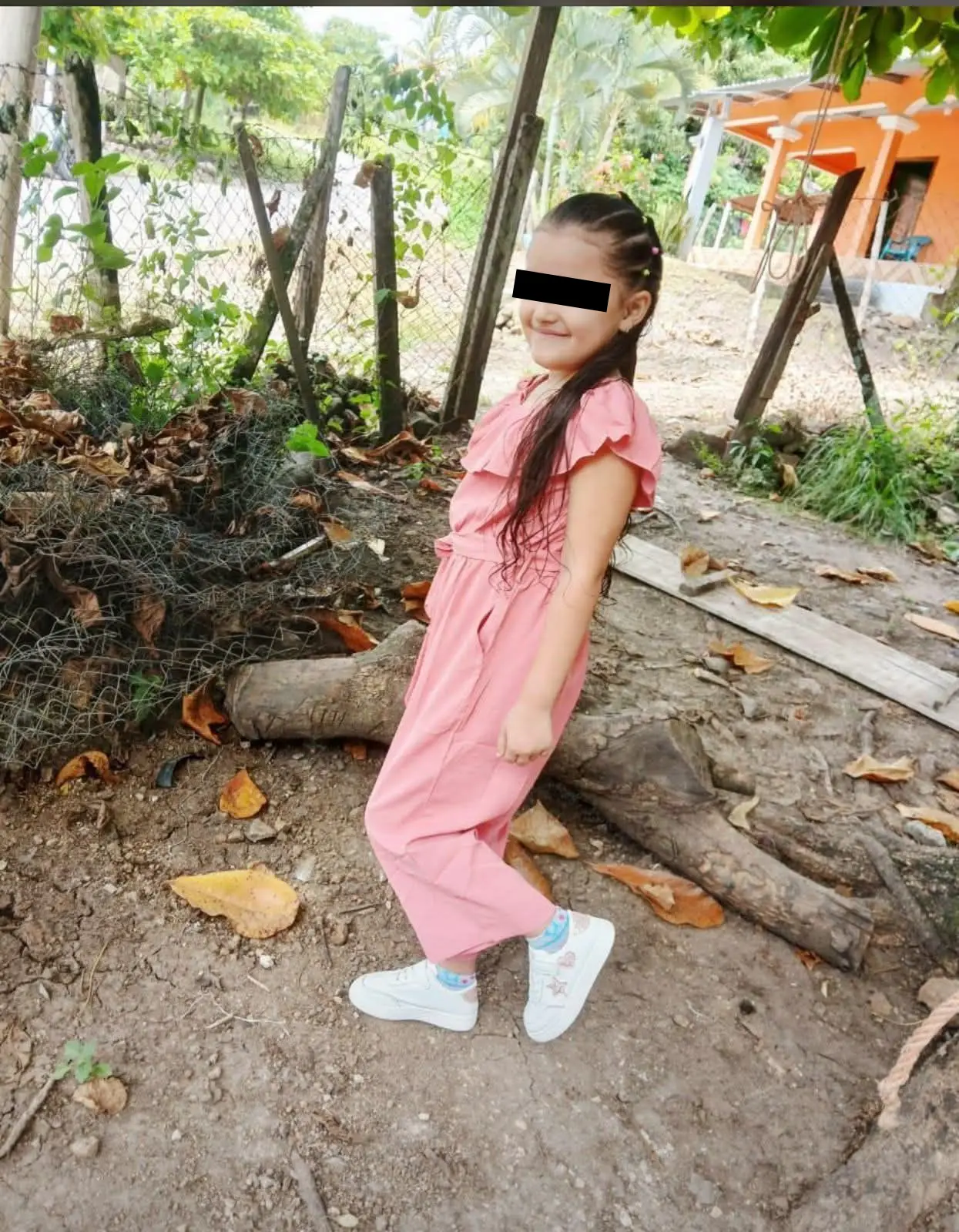 Foto de la niña encontrada sin vida en Petoa, Santa Bárbara