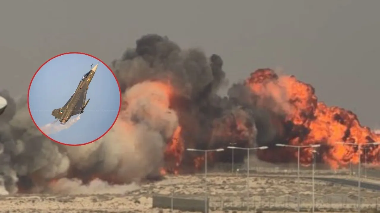 Imagen Principal de Nota: VIDEO: Avión cae en picada y se estrella en pleno espectáculo aéreo