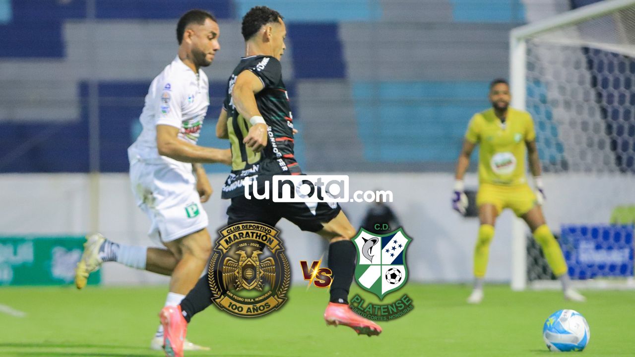 Con golazo de Rubilio Castillo, Marathón se queda con los 3 puntos ante Platense Imagen de Con golazo de Rubilio Castillo, Marathón se queda con los 3 puntos ante Platense