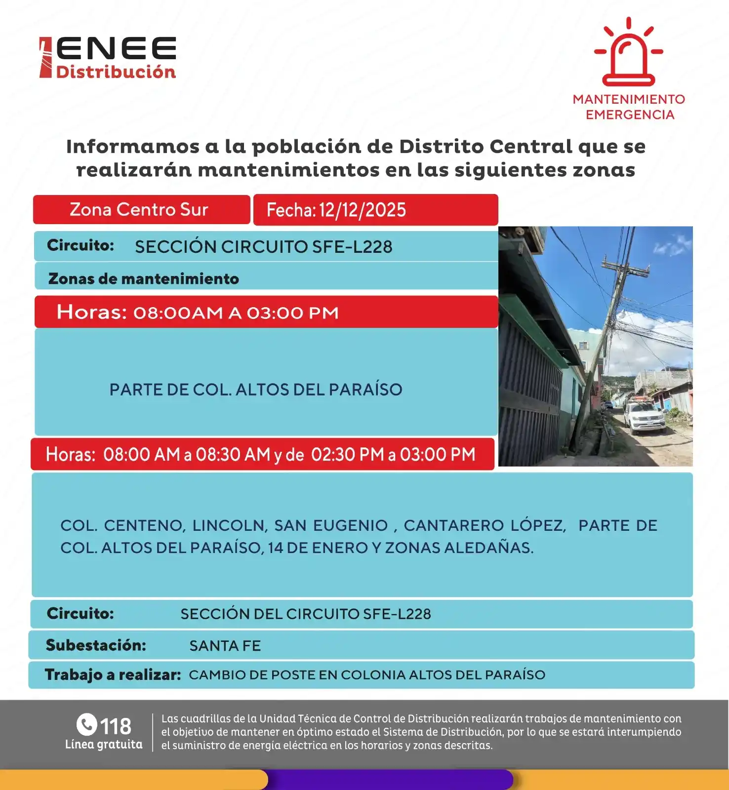 Lugares sin luz eléctrica 