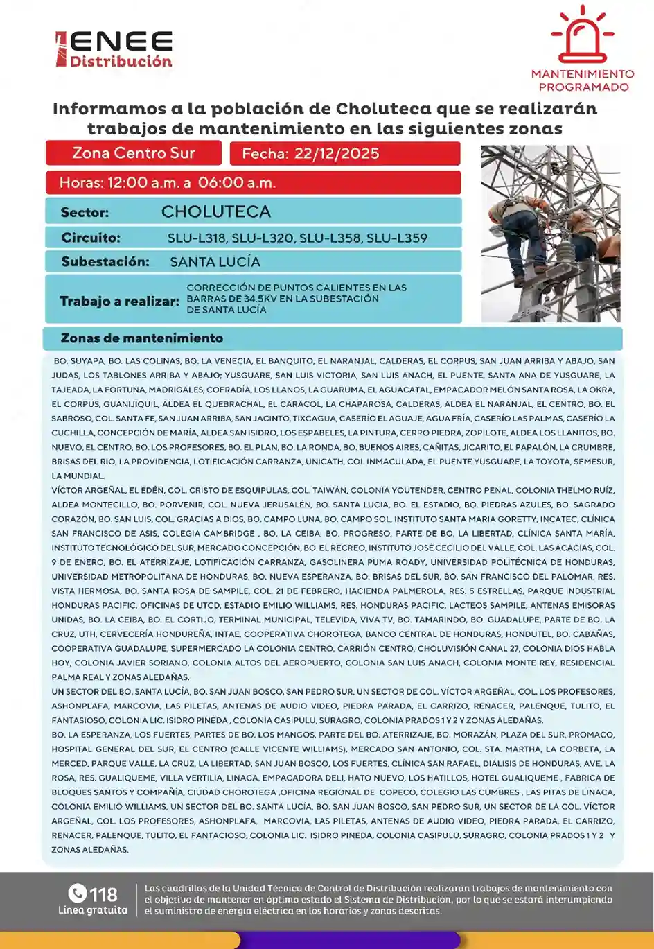 Lugares sin luz eléctrica 