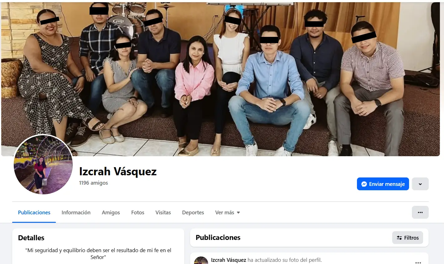 Izcrah Melissa Vásquez Flores, joven que murió dentro de bus de Güinope