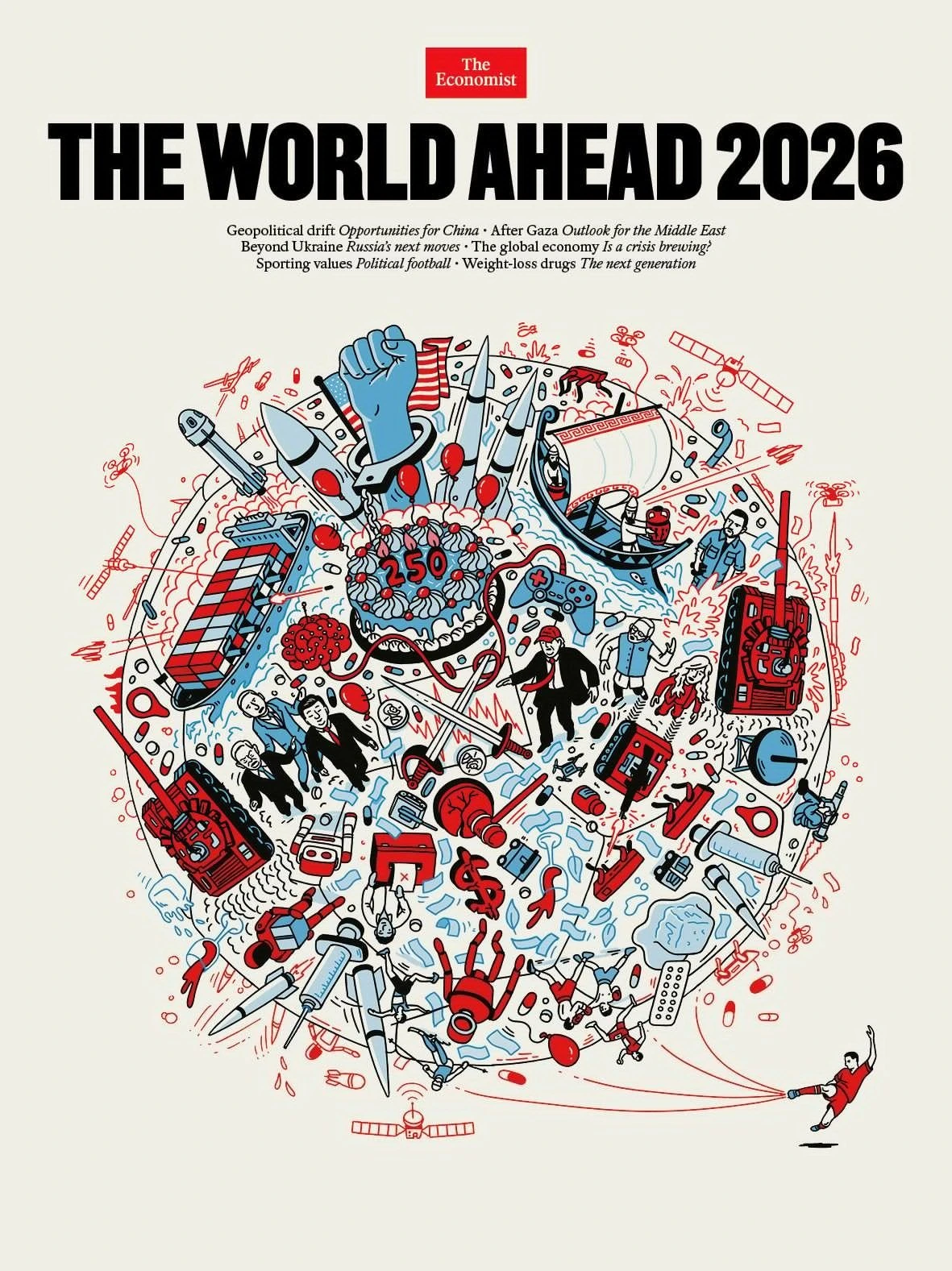 Como cada periodo, la revista The Economist lanza su propio análisis sobre que lo que depara el próximo año. Foto: cortesía de redes sociales 