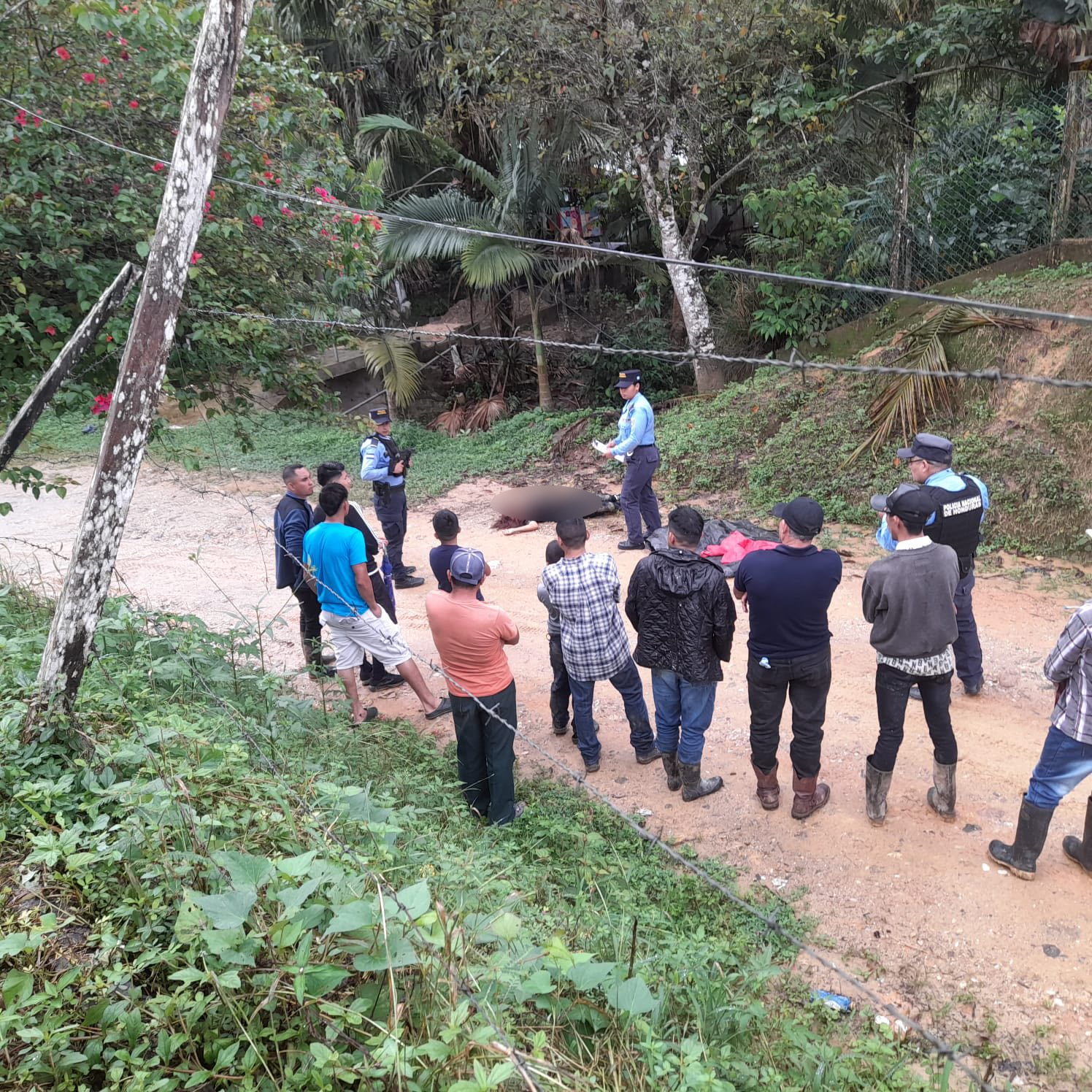 Foto de donde la joven fue asesinada en Santa Barbara tras bailar con un casado