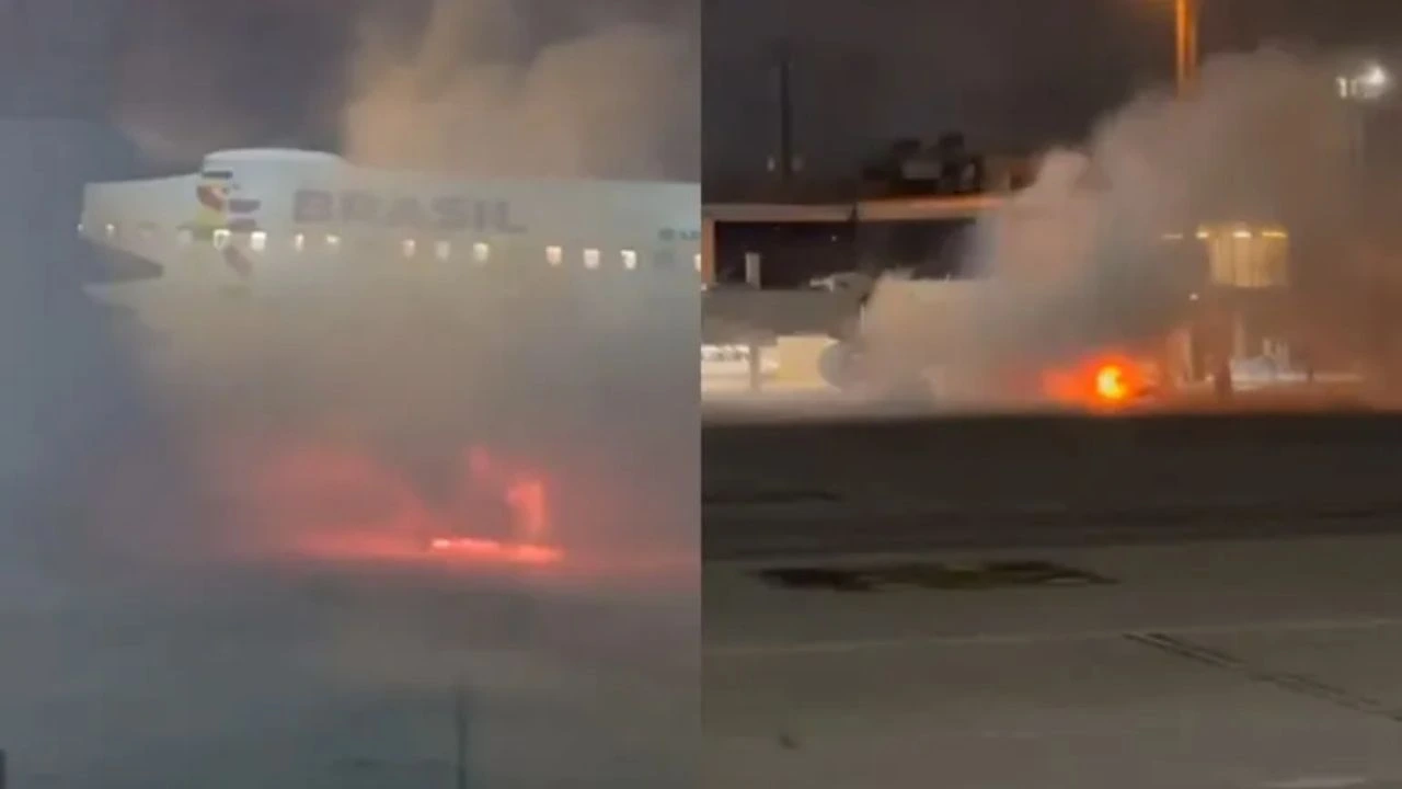 Momentos de pánico vivieron pasajeros tras incendio en avión durante embarque