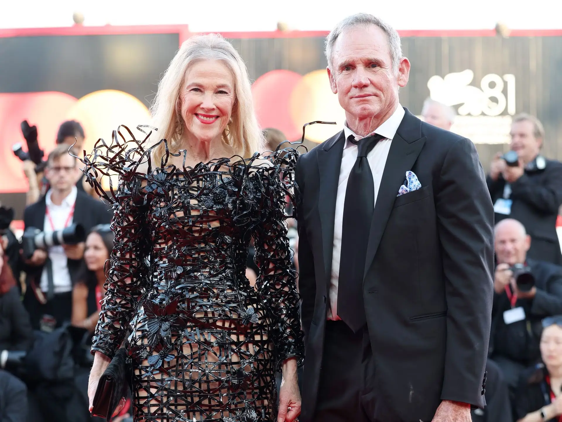 Catherine O'Hara y su esposo Bo Welch.
