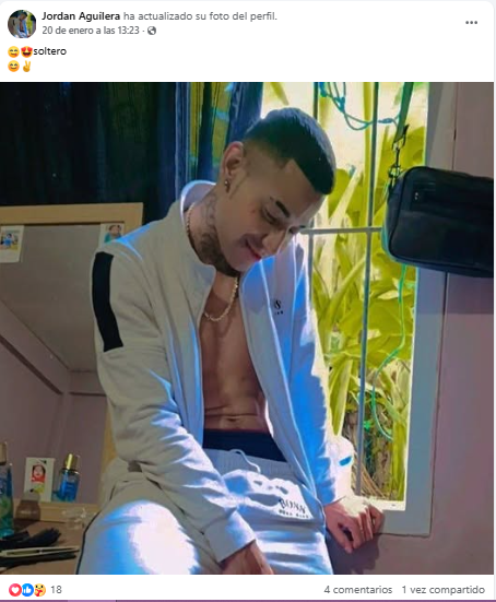 Última foto del joven muerto CA-5