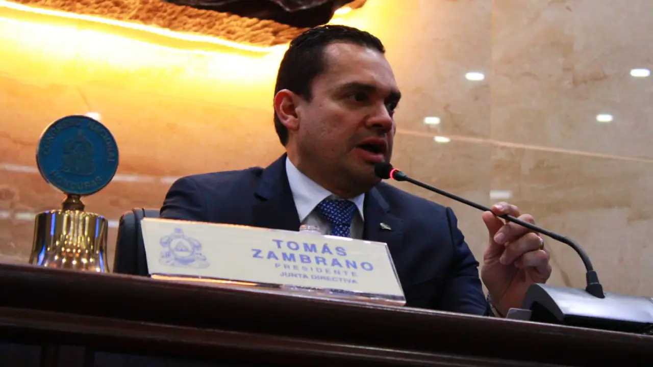 Tomás Zambrano, presidente de la Junta Directiva del Congreso Nacional.