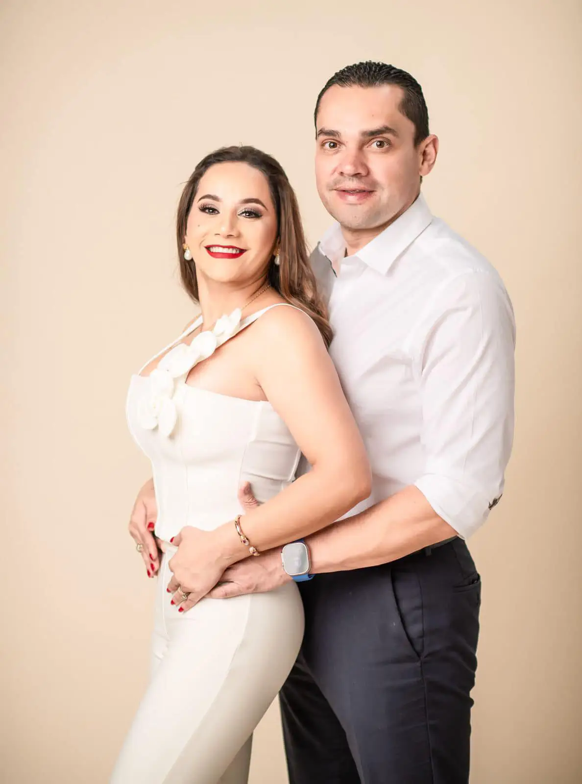 Tomás Zambrano y su esposa Yohana Estrada.