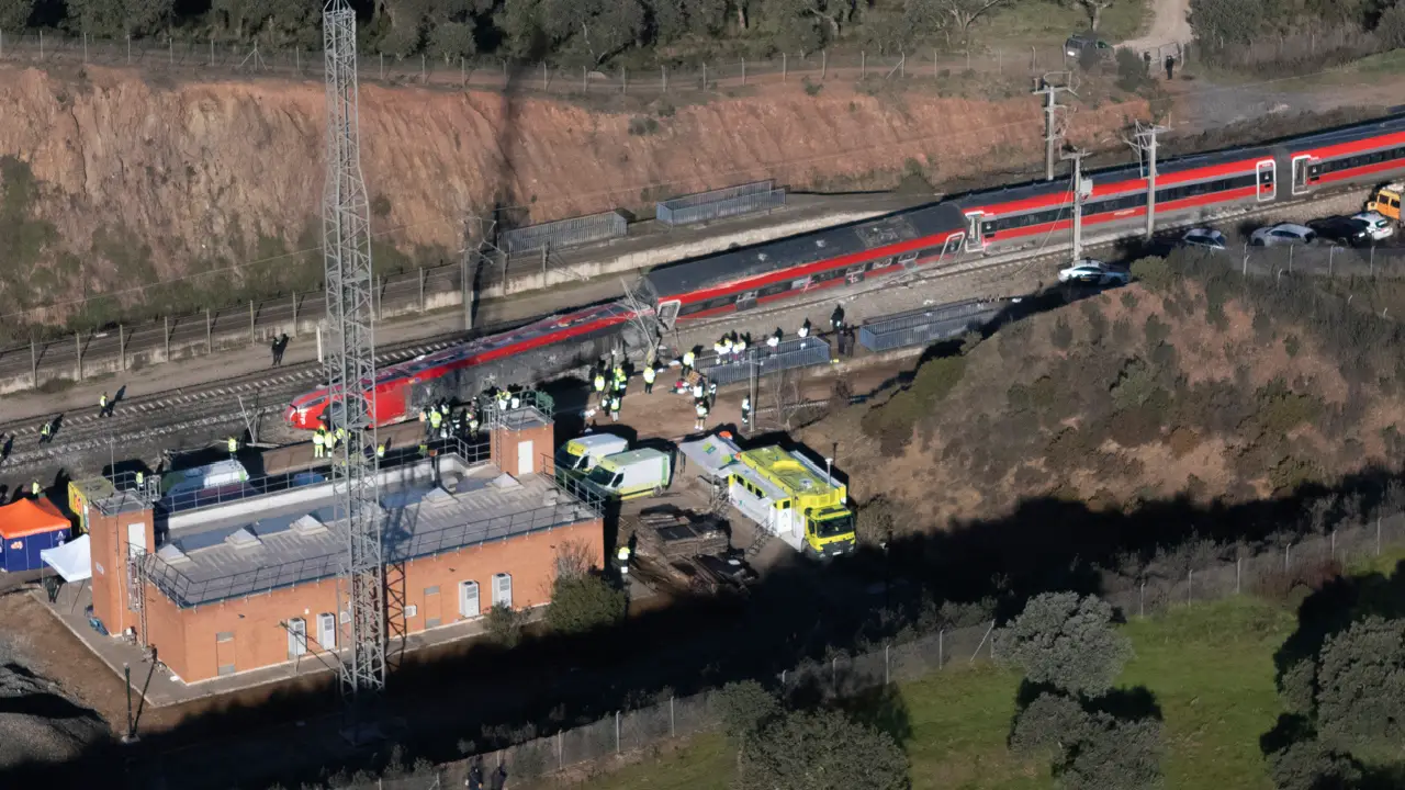 Choque de trenes en España