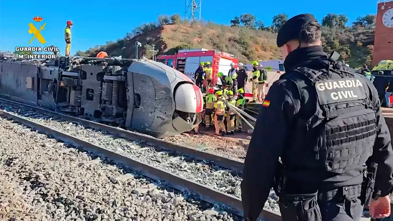 Choque de trenes en España 