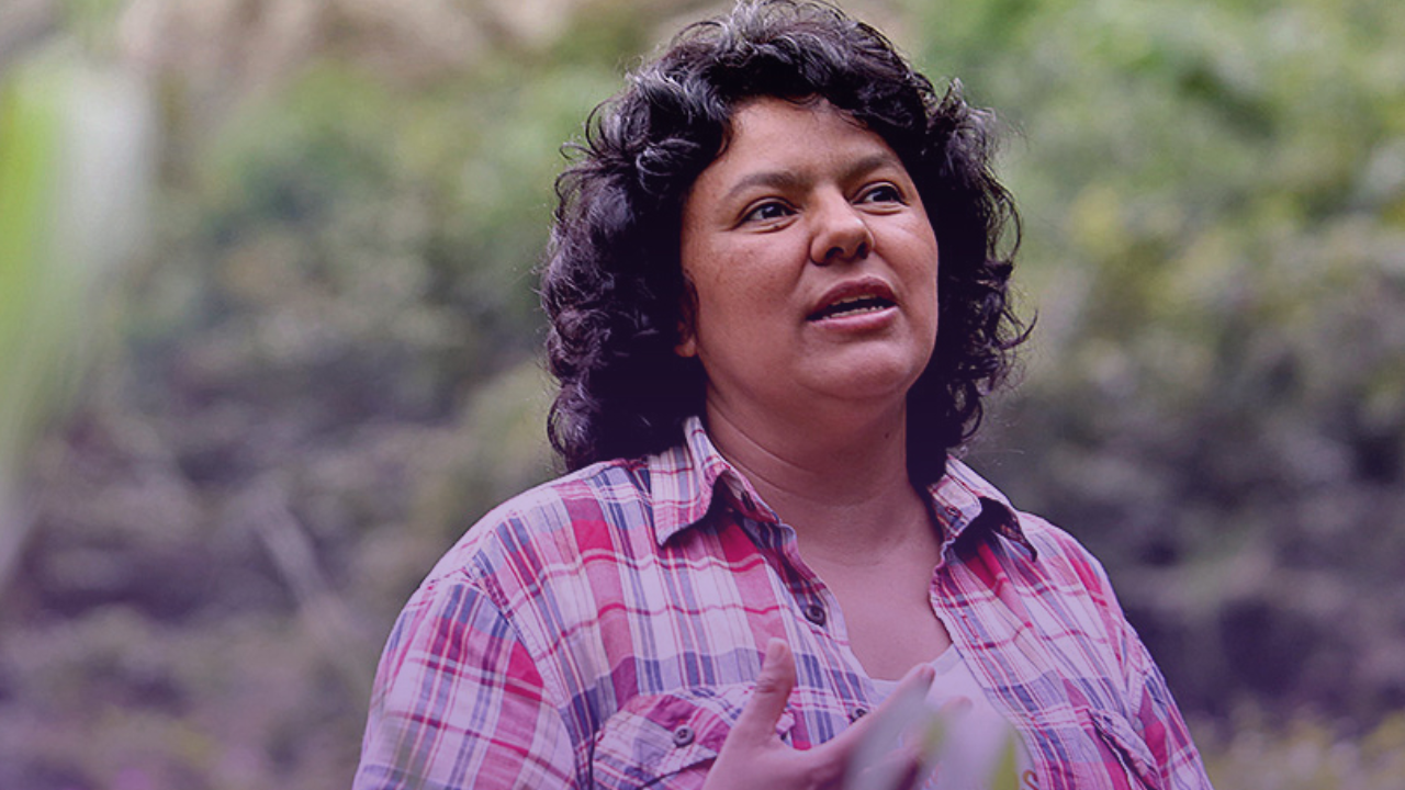 Bertha Cáceres.