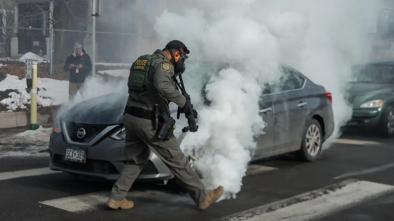Confrontaciión del ICE en Minnesota