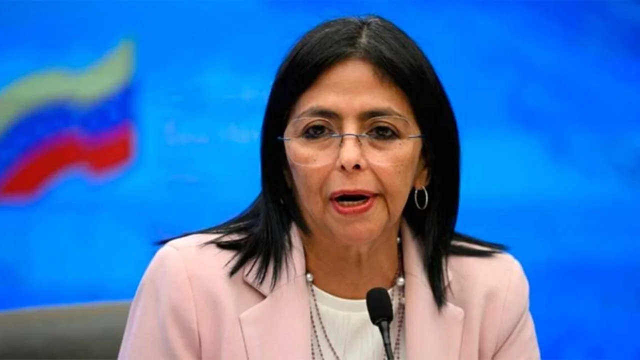 Foto de Delcy Rodríguez, presidenta interina de Venezuela 