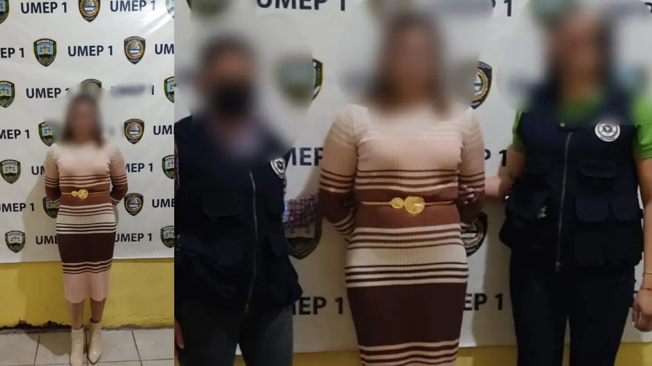 La mujer fue detenida en el barrio La Granja de Comayagüela.