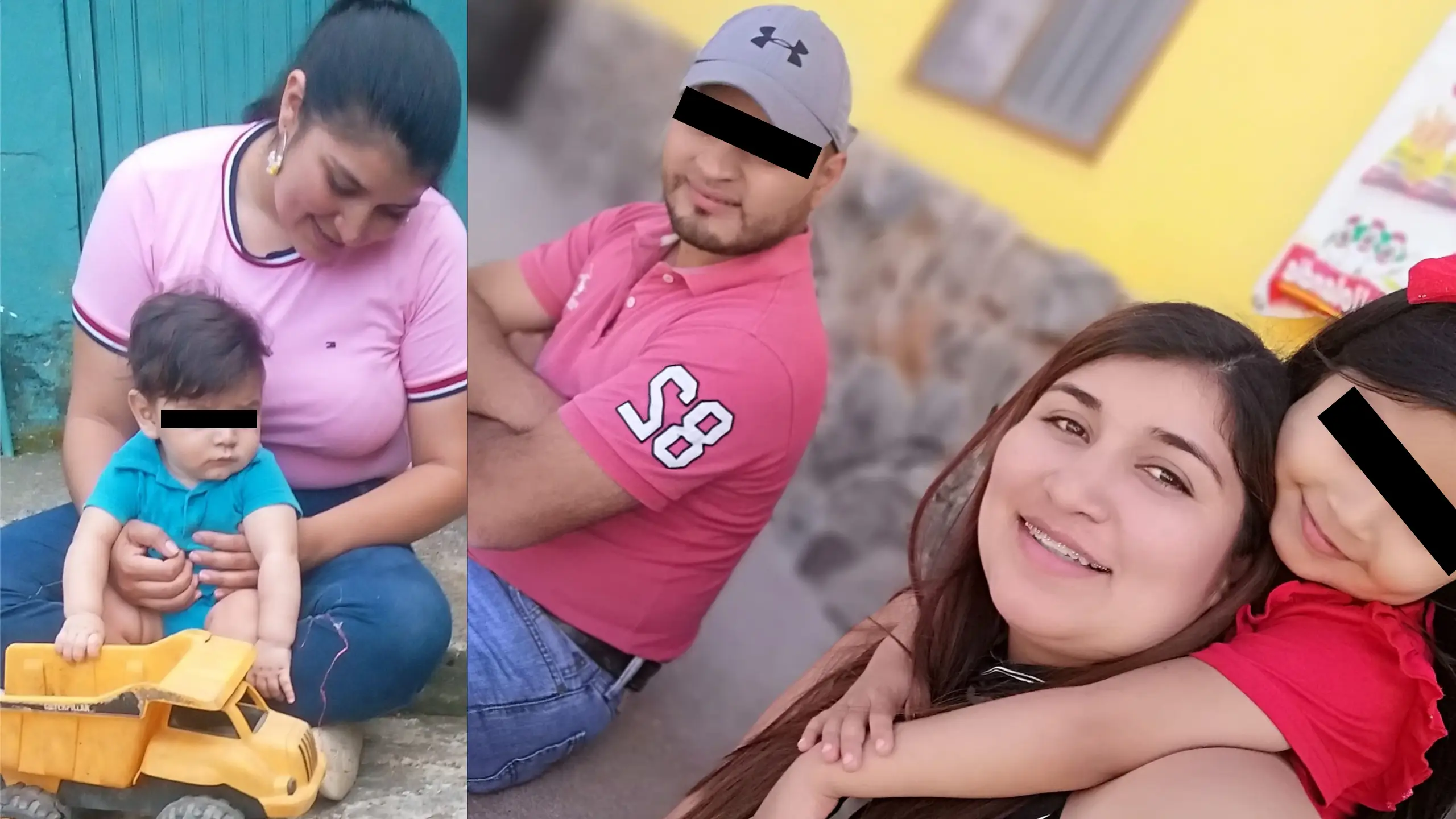 Fotos de la maestra de Ocotepeque con su familia