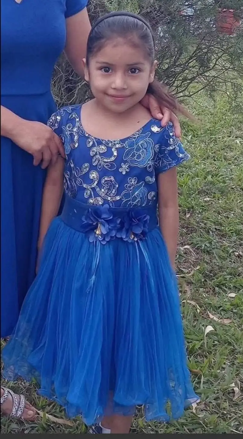 Foto de la niña hondureña que fallece por fibrosis quística