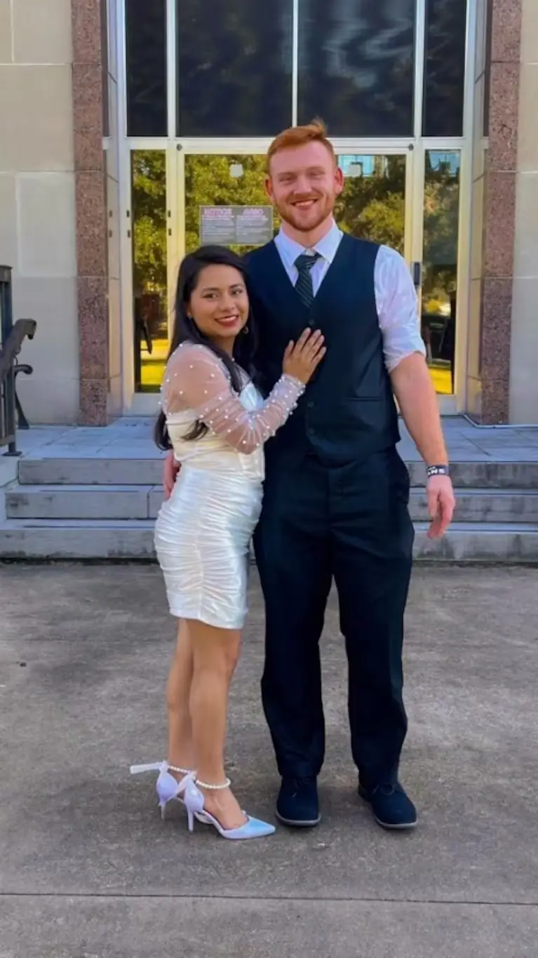 Foto del estadounidense y de su esposa nicaragüense, a quien asesinó