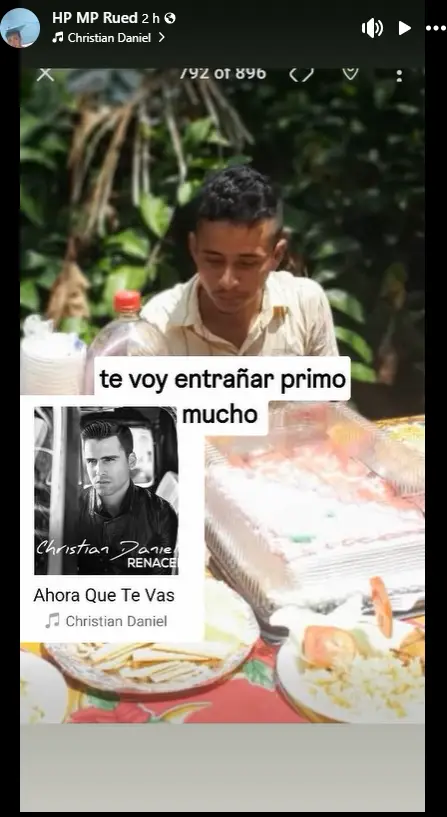 Foto del hondureño que murió luego que cayó de pick up al sufrir ataque epiléptico 