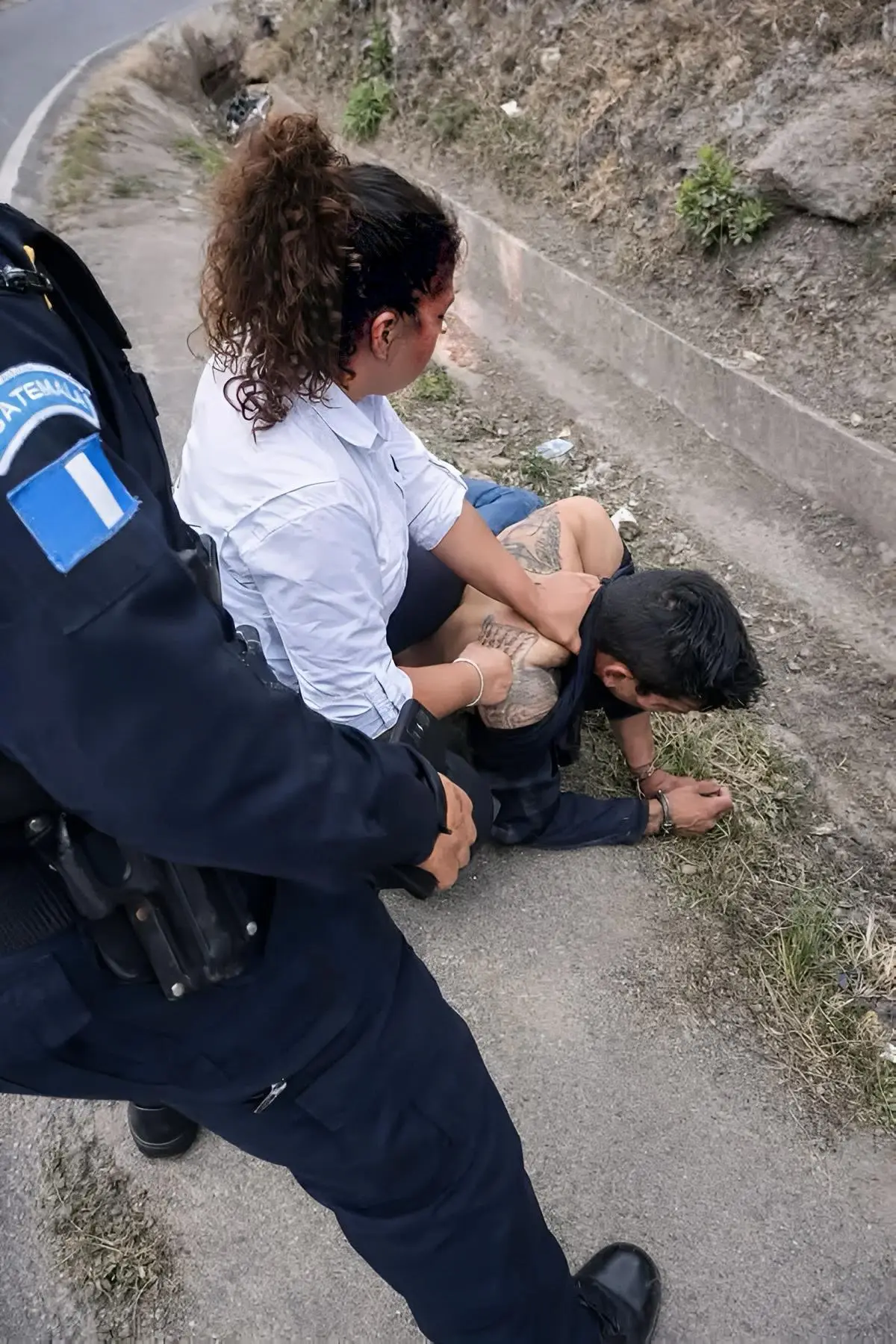 Foto del hondureño atrapado robando hospital en Guatemala