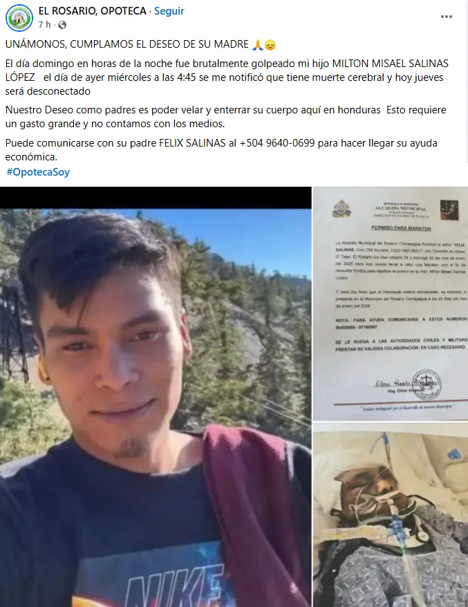 Informe sobre el hondureño que murió tras recibir una golpiza en Estados Unidos