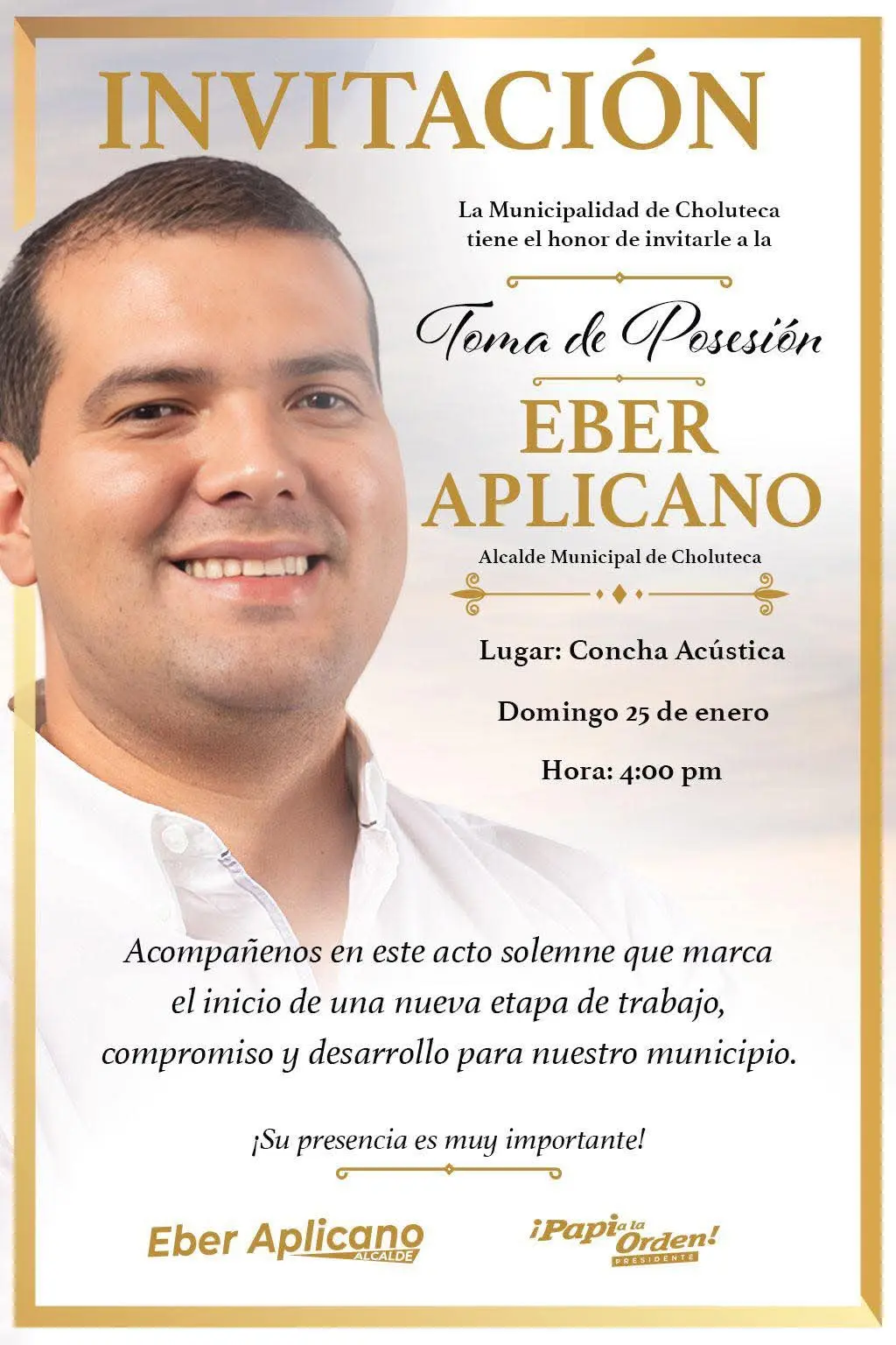 Invitación toma de posesión
