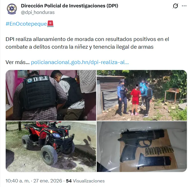 informe sobre la Menor rescatada casa donde era abusada