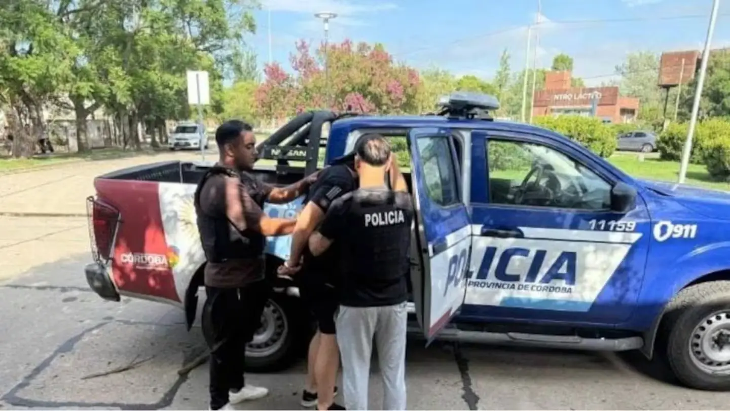 Foto de la captura del hombre que mató a joven 