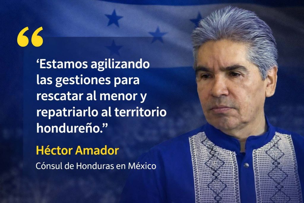 Héctor Amador, cónsul de Honduras en México. Foto: creada con IA 